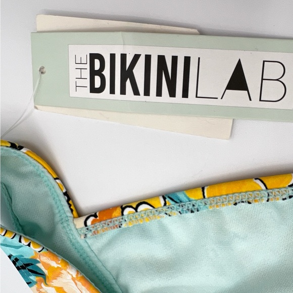 The Bikini Lab Floral Swim Bottom Separate Size L - Picture 4 of 5